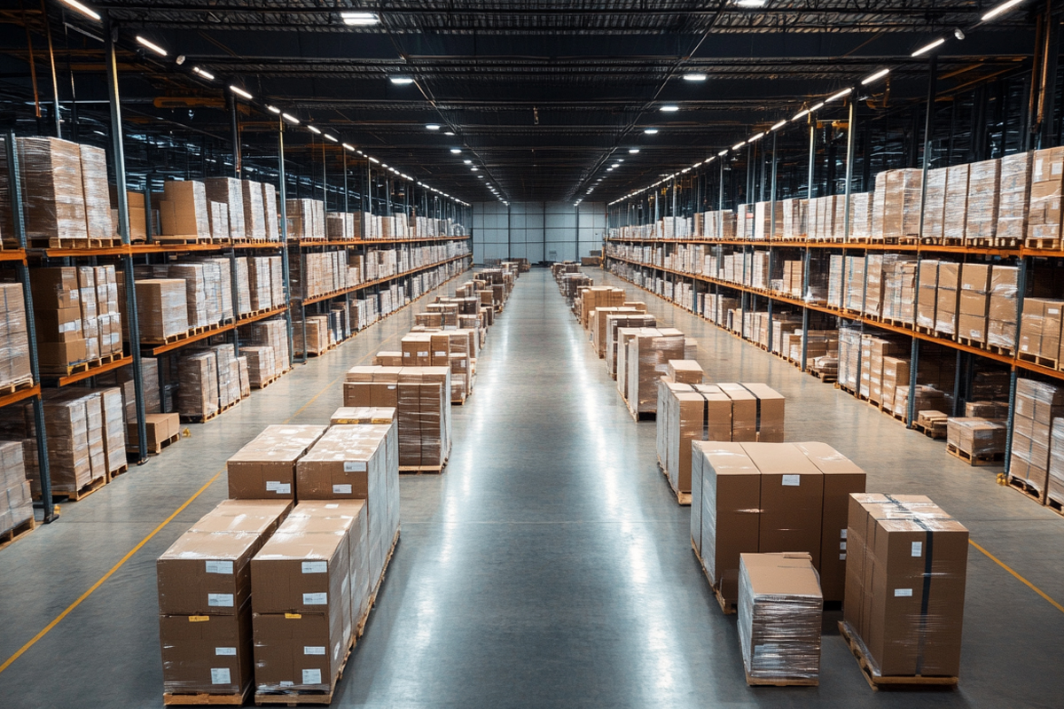 Logistique intelligente et entreposage de commerce &eacute;lectronique